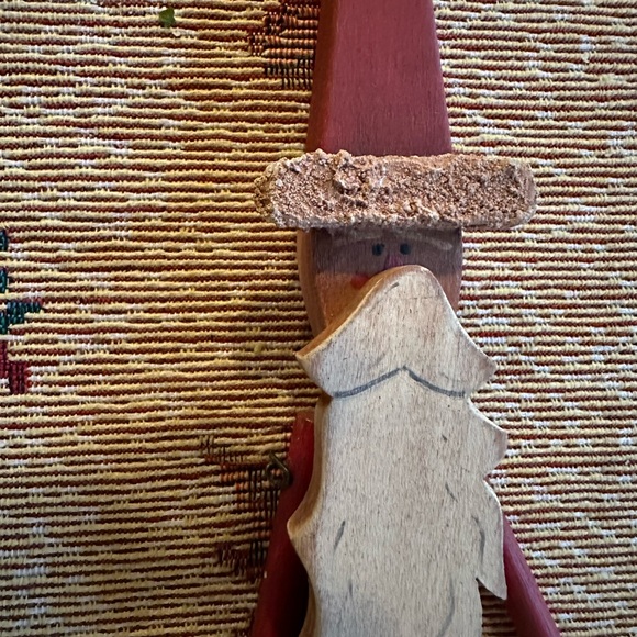 Handmade Santa 16 1/2” RARE - Picture 7 of 8